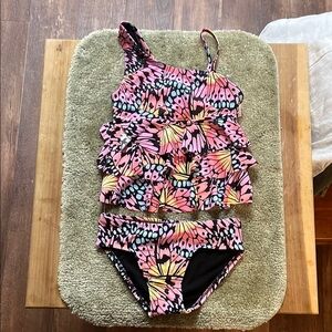 Girls sz 8 small black butterfly print the children’s place brand